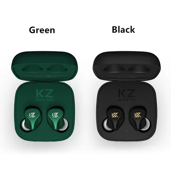 KZ Z1 TWS Pravi Brezžični Bluetooth v5.0 Slušalke z Dvojno magnetno Dinamično Igro Čepkov Touch Kontrole šumov Športne Slušalke