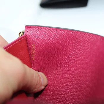 Visoko kakovost denarnice, ženske kartico vrečko master oblikovanje blagovne znamke kratek denarnica z šatulji vrečko za prah brezplačno meri začetnice