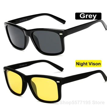 2020 Moških Polarizirana sončna Očala blagovne Znamke Letnik Kvadratnih Vožnje Gibanje sončna Očala Moških Voznik Varnost Zaščita UV400 Očala
