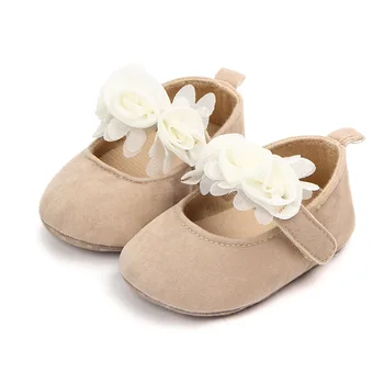 Srčkan Cvetlični Baby Čevlji Za Novorojenega Dojenčka, Malčka, Dekle, Princesa Čevlji Mehka Podplatom Prewalker Anti-slip Baby Čevlji 0-18 M