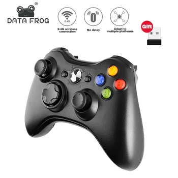 DataFrog 2.4 G Brezžični Palčko Za Xbox 360/Microsoft PC Windows 7 8 10/Android Telefon Brezžični Gamepad
