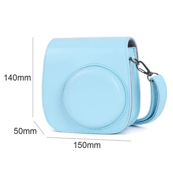 Za Fujifilm Instax Mini 11 Instant Filmsko Kamero PU Usnje Vrečko Kritje Prenosni Hitra Kamera Zaščitna torbica z naramnico