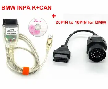 INPA K+LAHKO za B*M-W INPA K DCAN Vmesnik USB Kabel Z 20PIN za B*M/M,