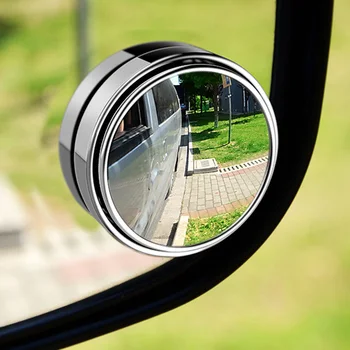 Wonderlife Avto 360-Stopinjski Blind Spot Ogledalo Širokokotni Krog Konveksno Ogledalo Majhen Krog Strani Blindspot Rearview Parkiranje Ogledalo