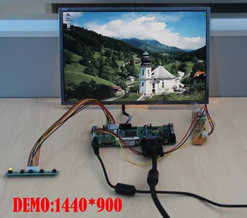 NT68676(HDMI+DVI+VGA)LCD monitor Krmilnik Odbor zaslonu za 30pin LP171WP4(TL)(N2)/LP171W01-A4 1440X900 plošča