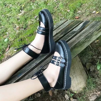 10 parov na debelo Novi Britanski veter ženske čevlje Harajuku slogu majhne usnjene čevlje študent priložnostne ravno čevlji.