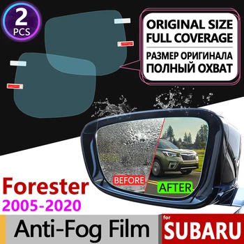 Za Subaru Gozdar 2005~2020 Polno Kritje Anti Meglo Film Rearview Mirror Avto Dodatki SG SH SJ SK 2008 2012 2013 2018 2019