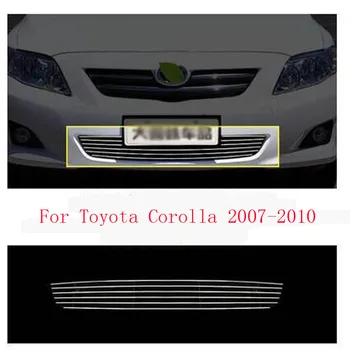 Lita Aluminijasta Prednja Center Dirke Očesa Odbijača Žari Gredice Rešetka Kritje Za Toyota Corolla 2007-2010