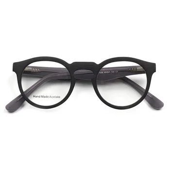 Vintage Krog Optičnih Očal Okvir Ženske Acetat Optična Očala Okvirji Kratkovidnost Očala Na Recept Unisex Očala