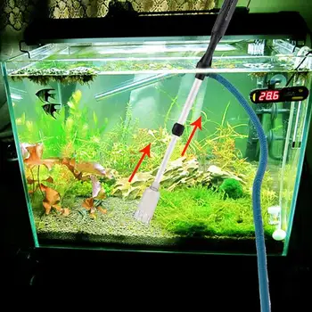 Akvarij Čiščenje Črpalka Electric Fish Tank Akvarij Gramoz Vacuum Cleaner Pesek za Pranje, Čiščenje Črpalka Naprava EU/ZDA Plug