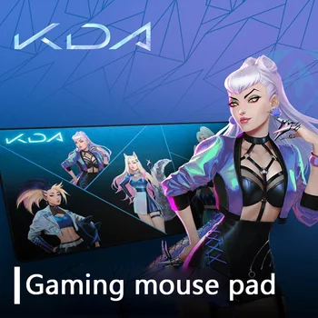 Logitech KDA G840 Gaming Mouse Pad 900*400*3mm K/DA Mousepad Igre Miši, Tipkovnice Desk Mat LOL PUBG Desktop PC Gamer Prenosnik