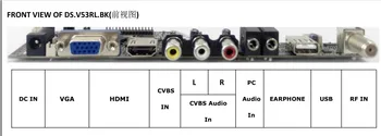 TV+HDMI+VGA+AV+USB+AUDIO, TV LCD gonilnik odbor 17