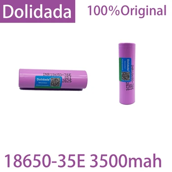 Prvotne Fordolidada18650 3500mAh 20A razrešnice INR18650 35E 18650 baterija Li-ion, 3.7 v ionskih Baterij za polnjenje