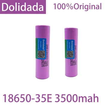 Prvotne Fordolidada18650 3500mAh 20A razrešnice INR18650 35E 18650 baterija Li-ion, 3.7 v ionskih Baterij za polnjenje