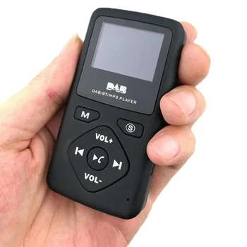 DAB/DAB Digitalni Radio, Bluetooth 4.0 Osebnih Žep FM Mini Prenosni Radio Slušalke MP3 Micro-USB za Dom