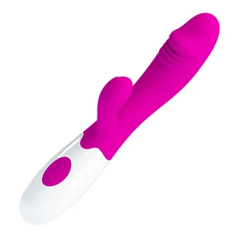 30 Vibracije Načini G-Spot Vibrator, Vibrator Dvojno Vibracije Gladkega Silikona Nepremočljiva Ženske Vagine, Klitoris Ženske Massager