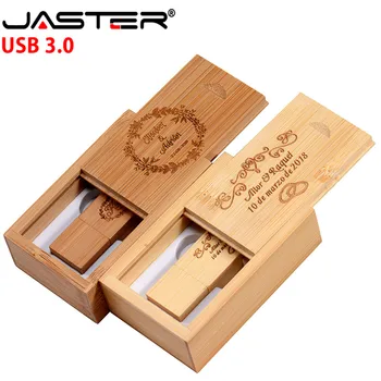 JASTER USB 3.0 lesni trakovi + polje memory stick po meri LOGO usb flash disk 4GB 8GB 16GB 32GB 64GB pendrive U disk brezplačna dostava