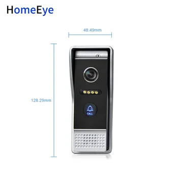 HomeEye 720P HD WiFi IP Video Vrata Telefon Video Interkom Android/IOS APP Remote Unlock Doma Dostop do Sistema za Nadzor 2-5+POE Stikalo