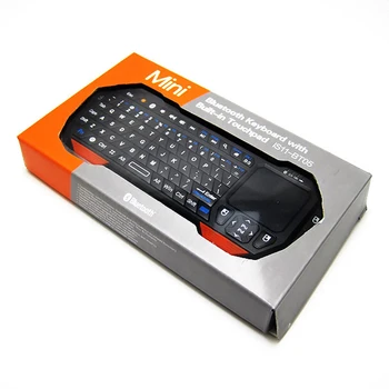 Mini Tipkovnico Brezžično Tipkovnico Bluetooth, S Sledilno ploščico Za Pametni Telefon Projektor Tablet PC Igra Konzola 450 Li-Ionska Baterija