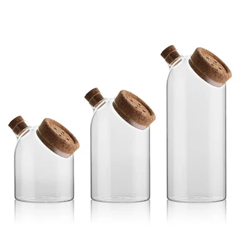 Ustvarjalne Stekla Spice Kozarce, Posode Za Shranjevanje Hrane Tank S Pluto Pokrov Za Večino Izdelkov Aparat Za Ohranjanje Kuhinja Organizator Banka