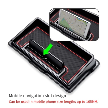 Avto Anti-Slip Mat Telefon Imetnik Notranje zadeve Center Konzole nadzorni Plošči Škatla za Shranjevanje za Suzuki Jimny 2019 2020