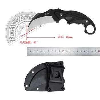 SANRENMU S635 Fiksno Rezilo Noža z K Tulec 14C28 Prostem Kampiranje Pripomoček za Preživetje Taktično Lov Knivse EOS Orodje za Nevihte