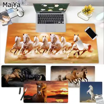 Maiya po Meri Kože Konj Živali igralec igra preproge Mousepad Brezplačna Dostava Velik Miško, Tipke Tipkovnice Mat