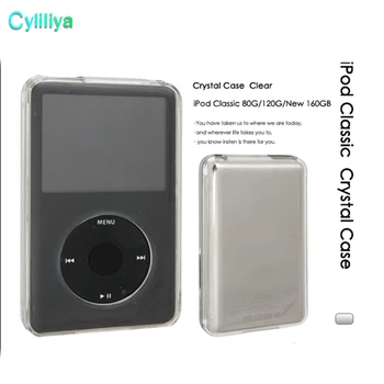 Ultra Tanek Kristalno Pregleden PC Težko Pokrivajo Primeru Za Apple iPod Classic 6. 80GB 120GB 7. 160GB primerih celotno telo, zaščitna