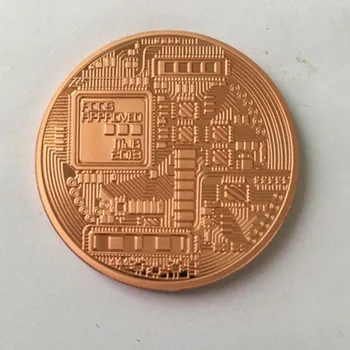3 Kos Klasičnih BTC Bitcoin 24K Pravi pozlačeno Srebro Bronasto Značko 40 Mm Internet Temo Spominek Zbirateljske Dekoracijo Kovanec