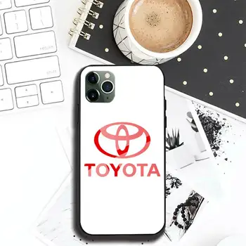 Toyota Znanih Avtomobilskih Znamk Telefon Primeru Steklo Coque Za Iphone 11 12 Pro Max XR Mini 7 8 PLUS Kritje