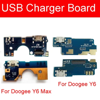 Polnjenje prek kabla USB Vrata Plug Odbor Za Doogee Y6 Max Polnilnik Priključek Dock Priključek Odbor Flex Kabel Za Doogee Y6 Nadomestni Deli