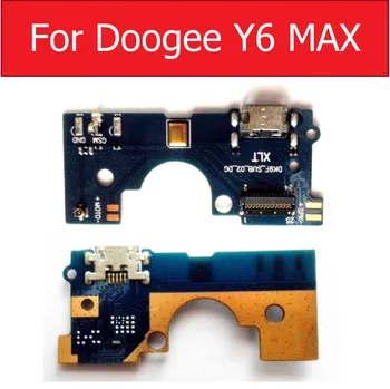 Polnjenje prek kabla USB Vrata Plug Odbor Za Doogee Y6 Max Polnilnik Priključek Dock Priključek Odbor Flex Kabel Za Doogee Y6 Nadomestni Deli