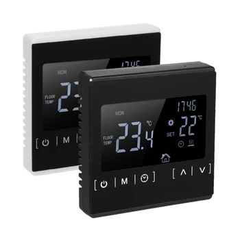 LCD Zaslon na Dotik Termostat Električni Talni Ogrevalni Sistem za Ogrevanje Vode Thermoregulator AC85-240V Temperatura Orodje Termostat