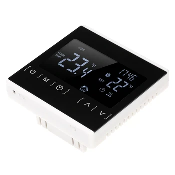 LCD Zaslon na Dotik Termostat Električni Talni Ogrevalni Sistem za Ogrevanje Vode Thermoregulator AC85-240V Temperatura Orodje Termostat