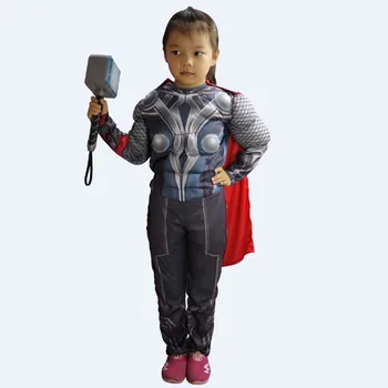 Otroci Halloween Thor Kostumi za Otroke Cosplay Fantasia Karneval Božič Purim parada Maškarada stranka obleko