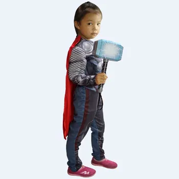 Otroci Halloween Thor Kostumi za Otroke Cosplay Fantasia Karneval Božič Purim parada Maškarada stranka obleko