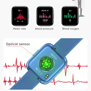 T99 Pametno Gledati Bluetooth Klic Srčnega utripa Fitnes Tracker Sport Watch IP67 Nepremočljiva Šport Smartwatch Za Android iOS