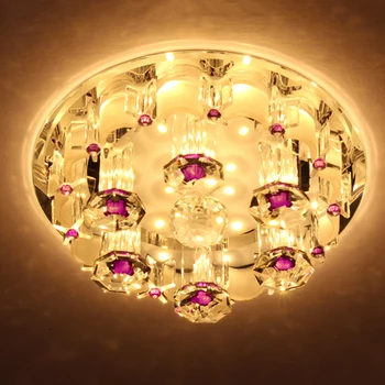 12W LED moderna dnevna soba kristalno hodnik Stropne Luči Stropne svetilke LED oltarja Hodniku, luči