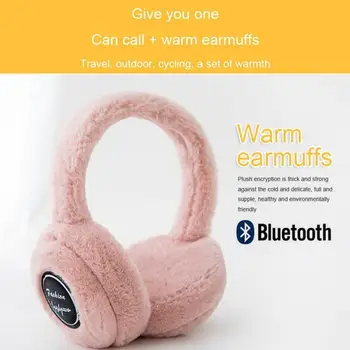 Pozimi Plišastih Toplo Brezžične Bluetooth Slušalke Ear Kritje Za Moške, Ženske Prostem Športne Slušalke Stereo Visoke kakovosti Dropshiping