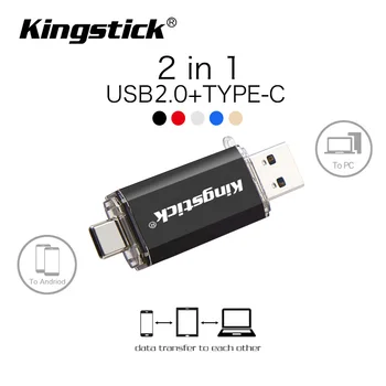 Visoke Hitrosti tipa c USB 2.0 Flash Diski Pendrive usb ključ 32GB 64GB 16GB 128GB Pero Voznik Osebnega Clef USB Flash Skok Pogoni
