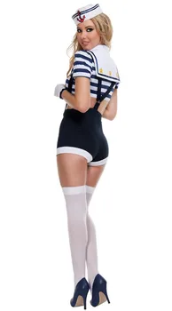 Nov Vnos Vroče Prodajo! Enotna Skušnjavi vlogo igrajo uniforme Seksi Navtičnih Morskih Mornar Kostum Seksi Ženska Mornarice Kostum