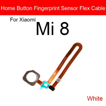 Gumb za domačo stran Prstnih Senzor Flex Kabel Za Xiaomi MI 8 MP Lite Meni Vrne Touch Senzor Flex Traku Zamenjava rezervnih Delov