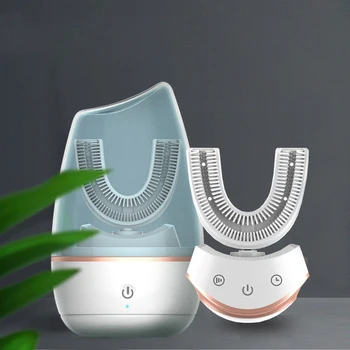 Najnovejši 360 električna zobna ščetka Samodejno Sonic Električna zobna ščetka U Tip Električna Ščetka za Odrasle Ultrazvočno Ščetko