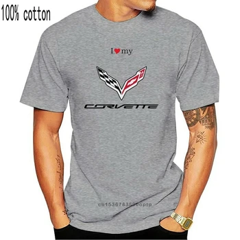 T-shirt Corvette S, M, XL, XXL ženska ZR1 C2 C3 C4 C5 C6 C7 Stingray muscle car