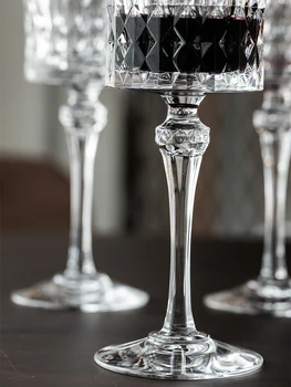 Evropa Retro Vklesan Kozarec Vina Kristalni Kelih Žganje Cocktail Pokal Poroko Šampanjec Bar Stranka Hotela Domov Drinkware