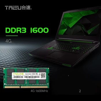 TAISU DDR3 4 GB Prenosnik 1600 MHz Sodimm Ddr3L RAM Pomnilnik za Prenosnik