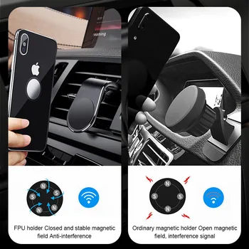 Keating 360 Kovinskih Magnetnih Avto Nosilec za Telefon, Stojalo za iphone, Samsung Xiaomi Avto Zraka Vent Magnet, ki Stojijo v Avto GPS Gori Imetnika