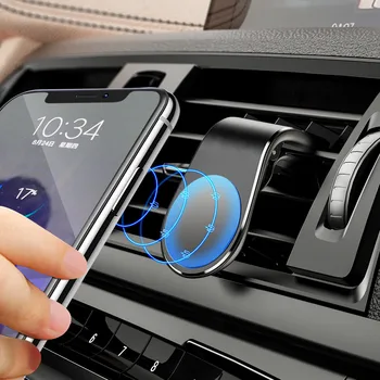 Keating 360 Kovinskih Magnetnih Avto Nosilec za Telefon, Stojalo za iphone, Samsung Xiaomi Avto Zraka Vent Magnet, ki Stojijo v Avto GPS Gori Imetnika