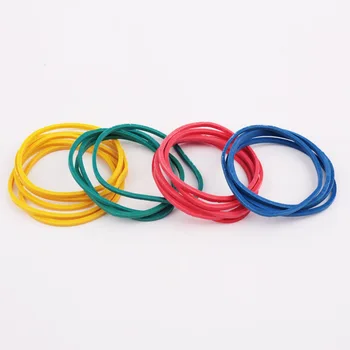 50 g / paket Deli 3219 barve, gume band je primerna za obdelavo bankovcev, težka elastično gumico, visoke kakovosti urad gumico
