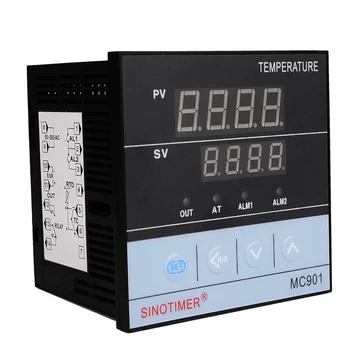 Univerzalni Vhod PT100 K Termočlen Digitalni PID SSR Rele Temperaturni Regulator Proizvodnje Toplote Kul z alarmom Celzija